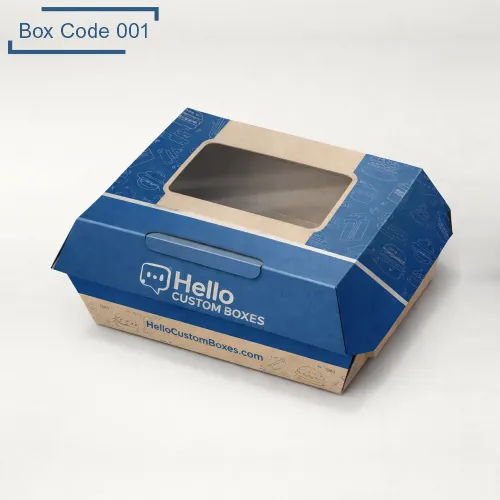 Custom Burger Packaging Boxes