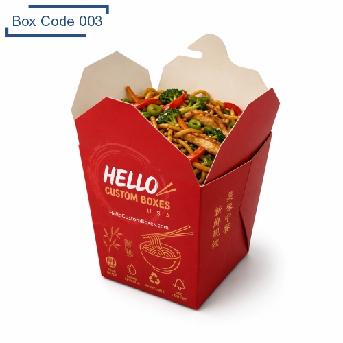 Custom Chinese Food Boxes