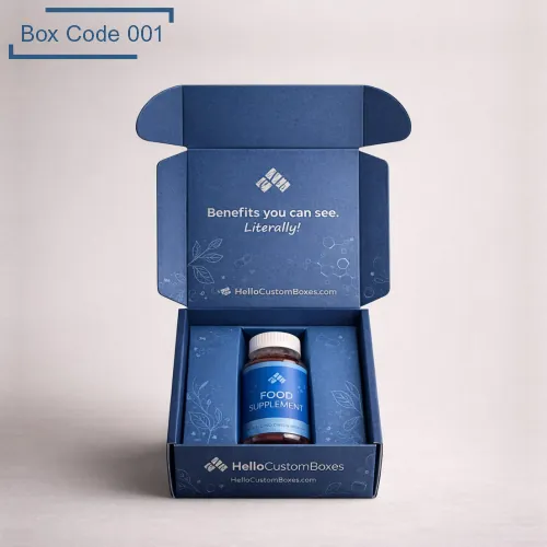 Custom Food Supplement Boxes