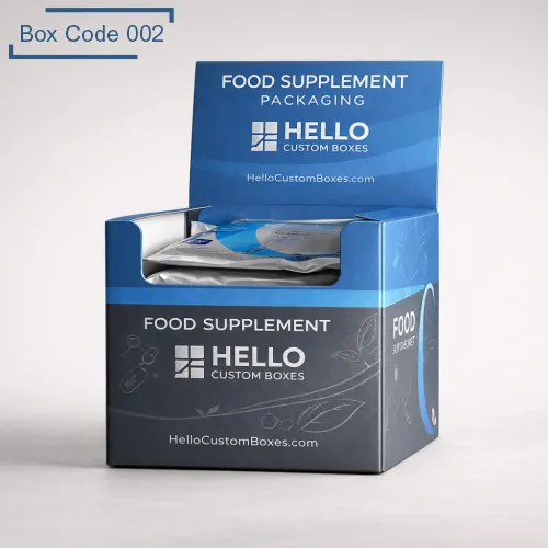Custom Food Supplement Boxes | Nutrition Packaging USA