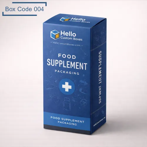 Custom Food Supplement Boxes