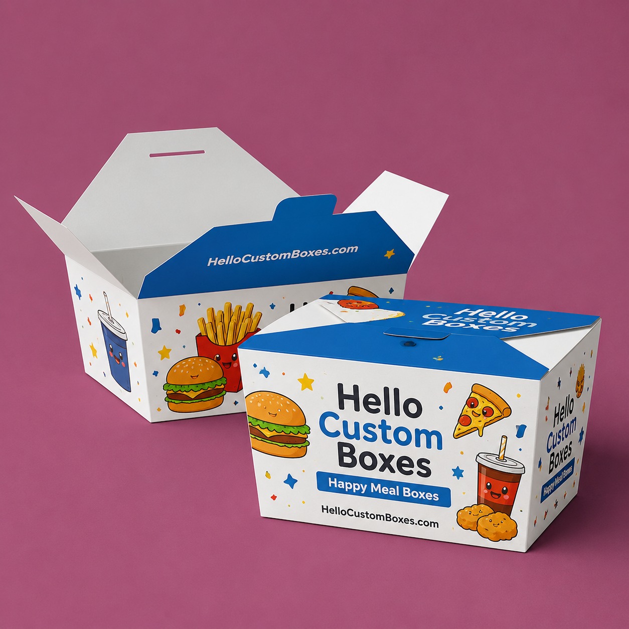 Custom Kids Happy Meal Boxes
