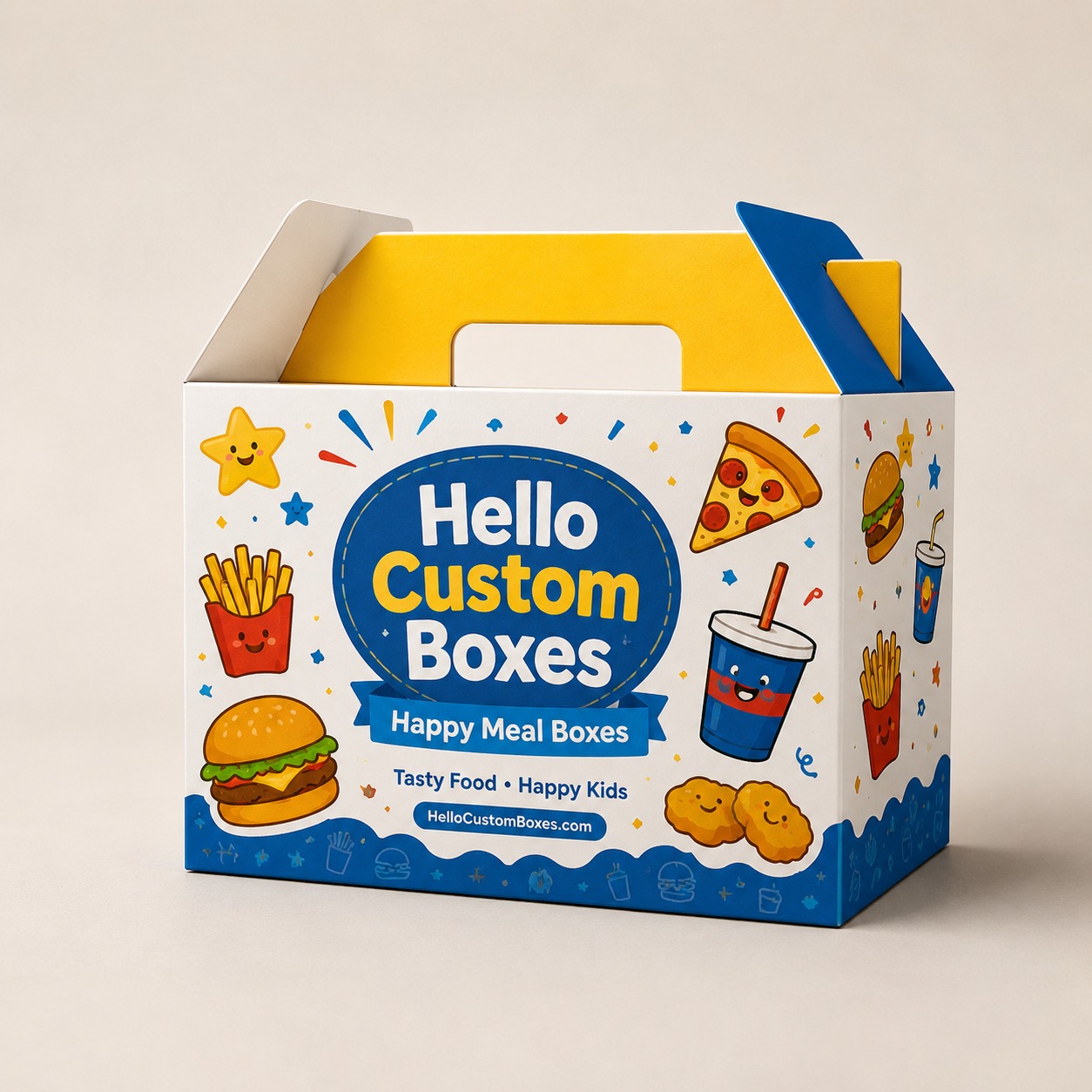 Custom Kids Happy Meal Boxes
