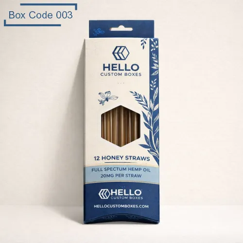 Custom Honey Straw Boxes