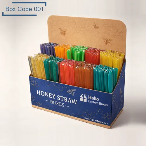Custom Honey Straw Boxes