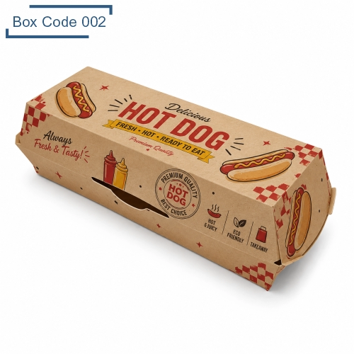 Custom Hot Dog Sleeves Packaging