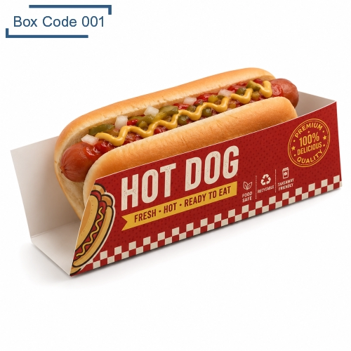 Custom Hot Dog Sleeves Packaging