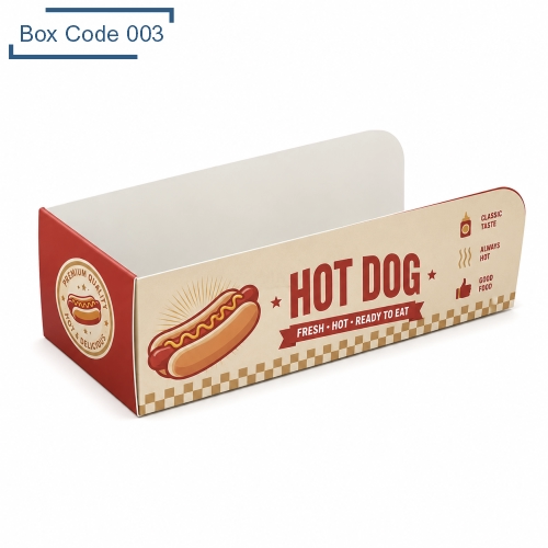 Custom Hot Dog Sleeves Packaging