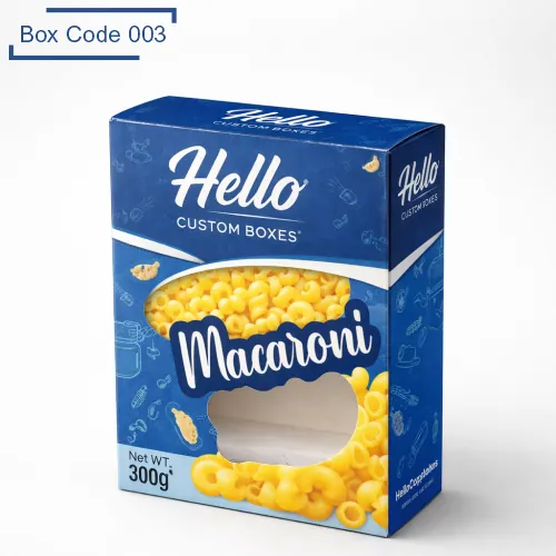 Custom Macaroni Boxes