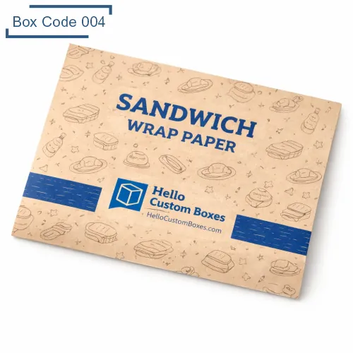 Custom Sandwich Wrap Paper