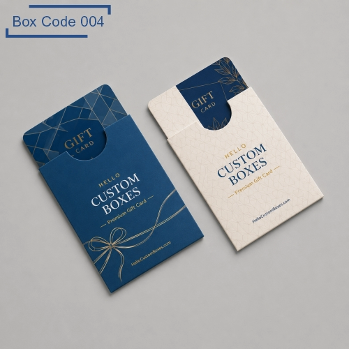customized gift card sleeves Custom Offer Durable and Thickest Material for Gift Card Sleeves “The Product Boxes” offers you the best and most eco Custom Full Color Gift Card