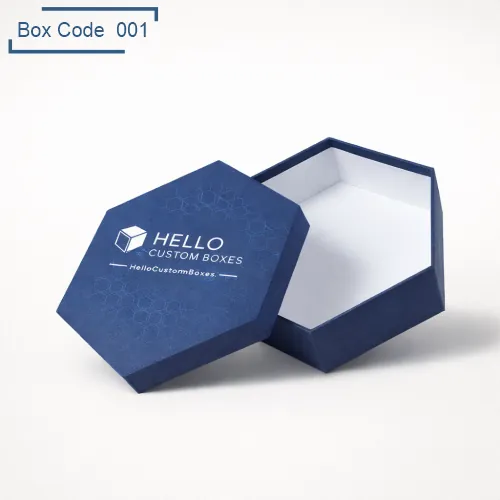 Custom Hexagon Gift Boxes