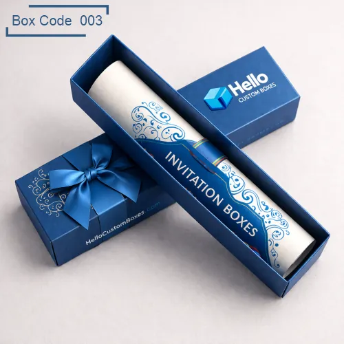 Custom Invitation Packaging Boxes