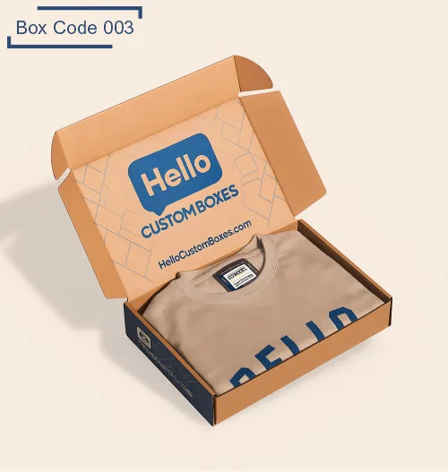 Custom Kraft Apparel Boxes