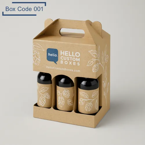 Custom Kraft Carrier Boxes