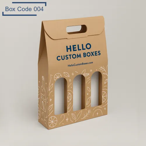Custom Kraft Carrier Boxes