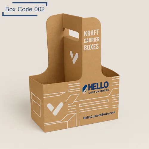 Custom Kraft Carrier Boxes