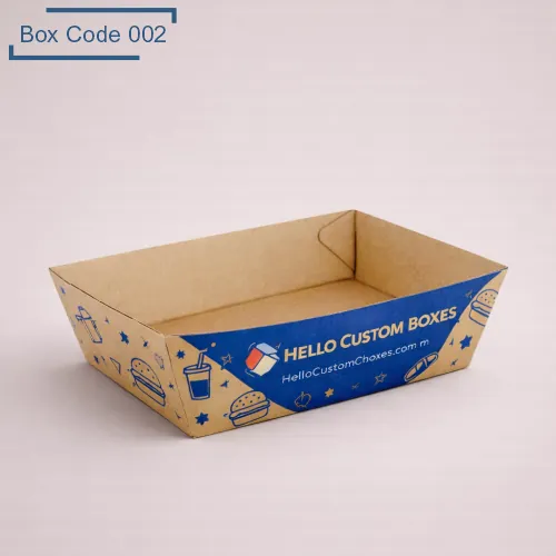 Custom Kraft Food Trays