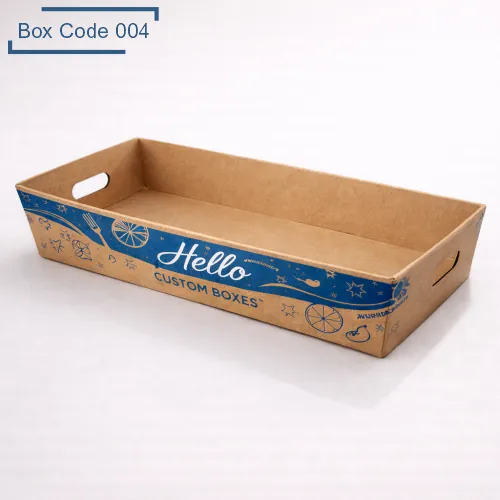 Custom Kraft Food Trays