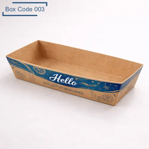 Custom Kraft Food Trays