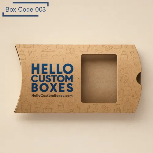Custom Kraft Pillow Boxes