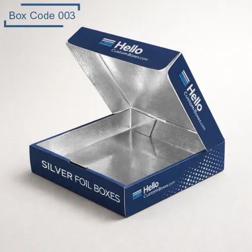 Custom Silver Foil Boxes