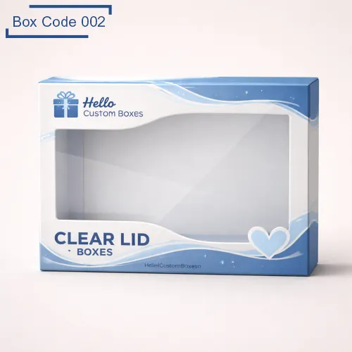 Custom Clear Lid Boxes
