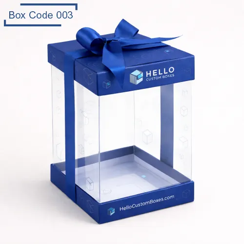 Custom Clear Lid Boxes