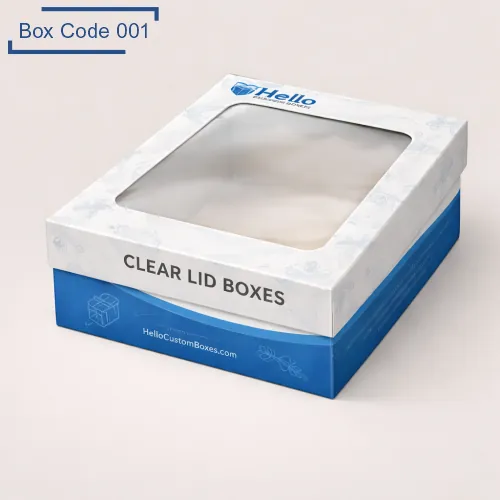 Custom Clear Lid Boxes