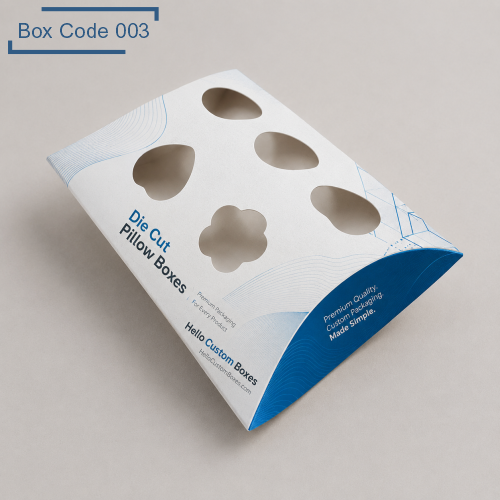 Custom Die Cut Pillow Boxes
