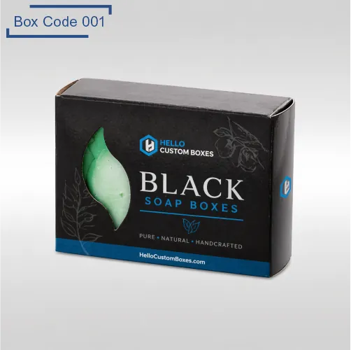 Custom Black Soap Boxes