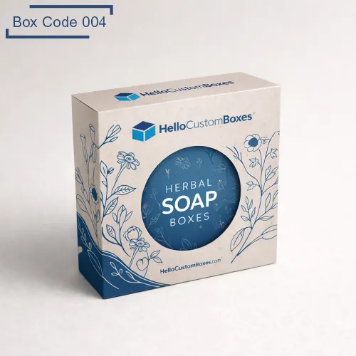 Custom Herbal Soap Boxes