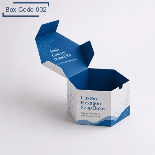 Custom Hexagon Soap Boxes