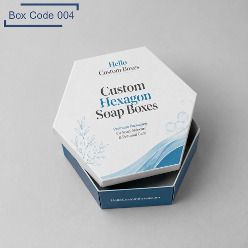 Custom Hexagon Soap Boxes