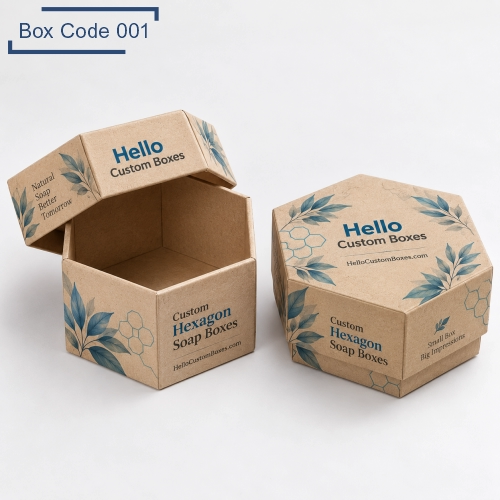 Custom Hexagon Soap Boxes