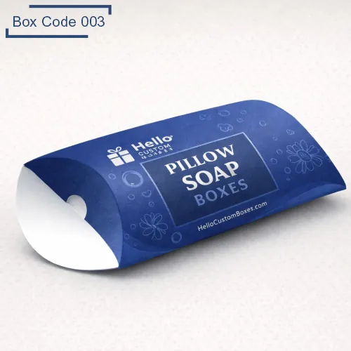 Custom Pillow Soap Boxes