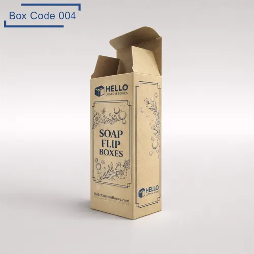 Custom Soap Flip Boxes