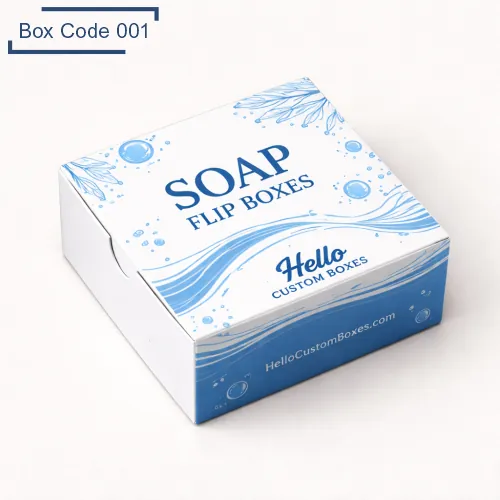 Custom Soap Flip Boxes