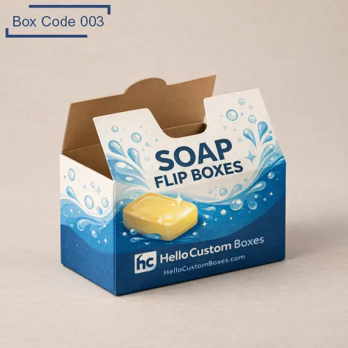Custom Soap Flip Boxes
