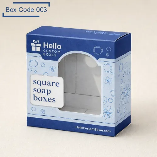 Custom Square Soap Boxes