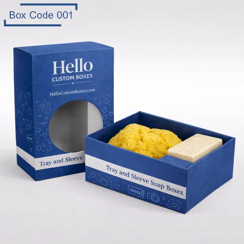 Custom Tray and Sleeve Soap Boxes