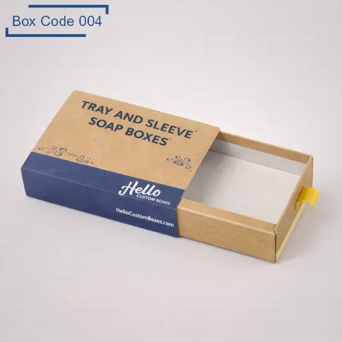 Custom Tray and Sleeve Soap Boxes