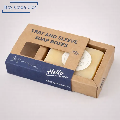 Custom Tray and Sleeve Soap Boxes