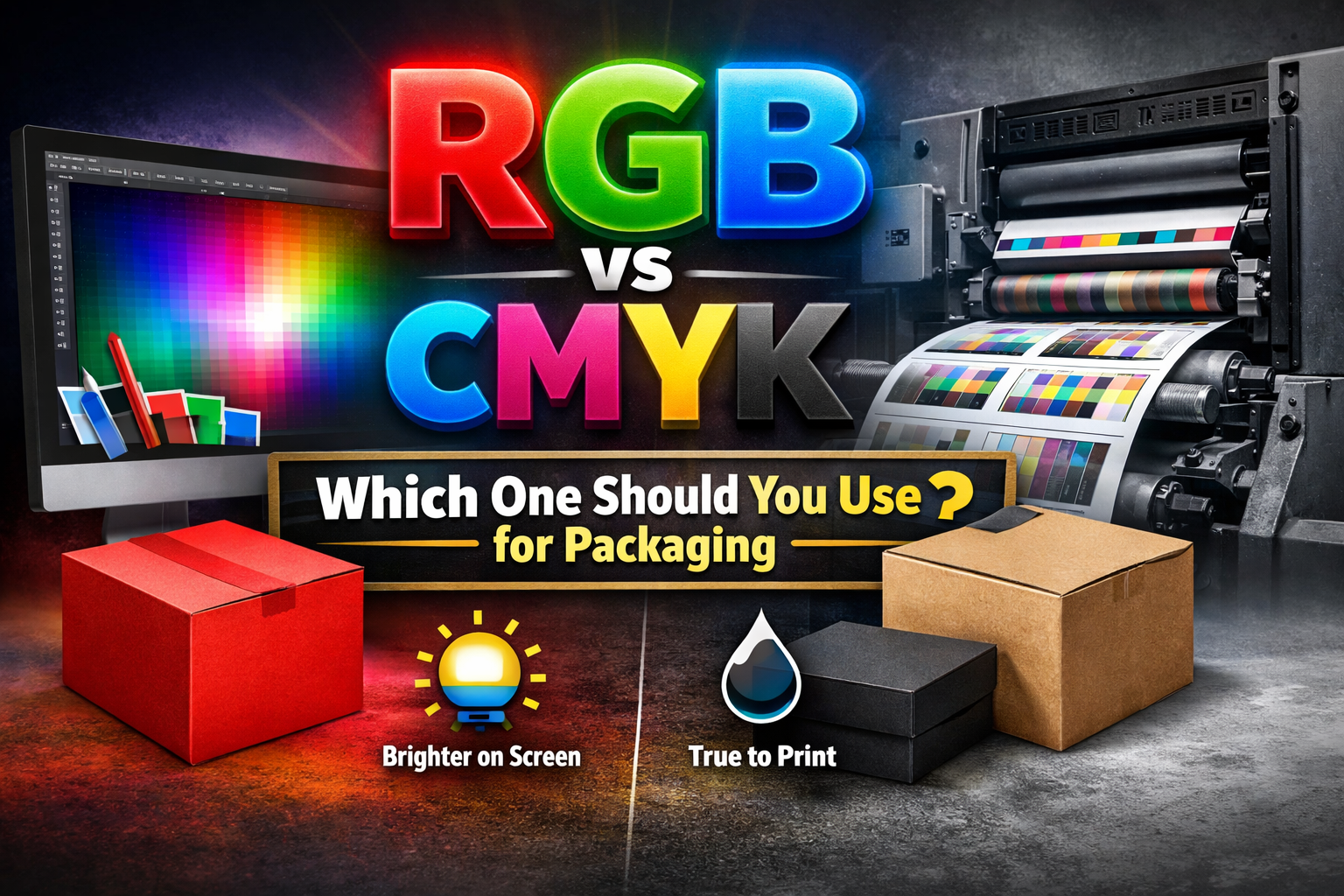 RGB vs CMYK Printing For Packaging