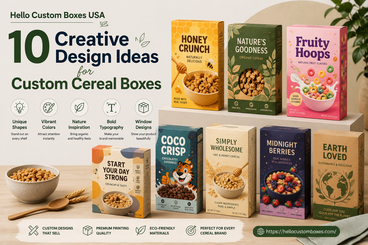 10 Creative Design Ideas for Custom Cereal Boxes