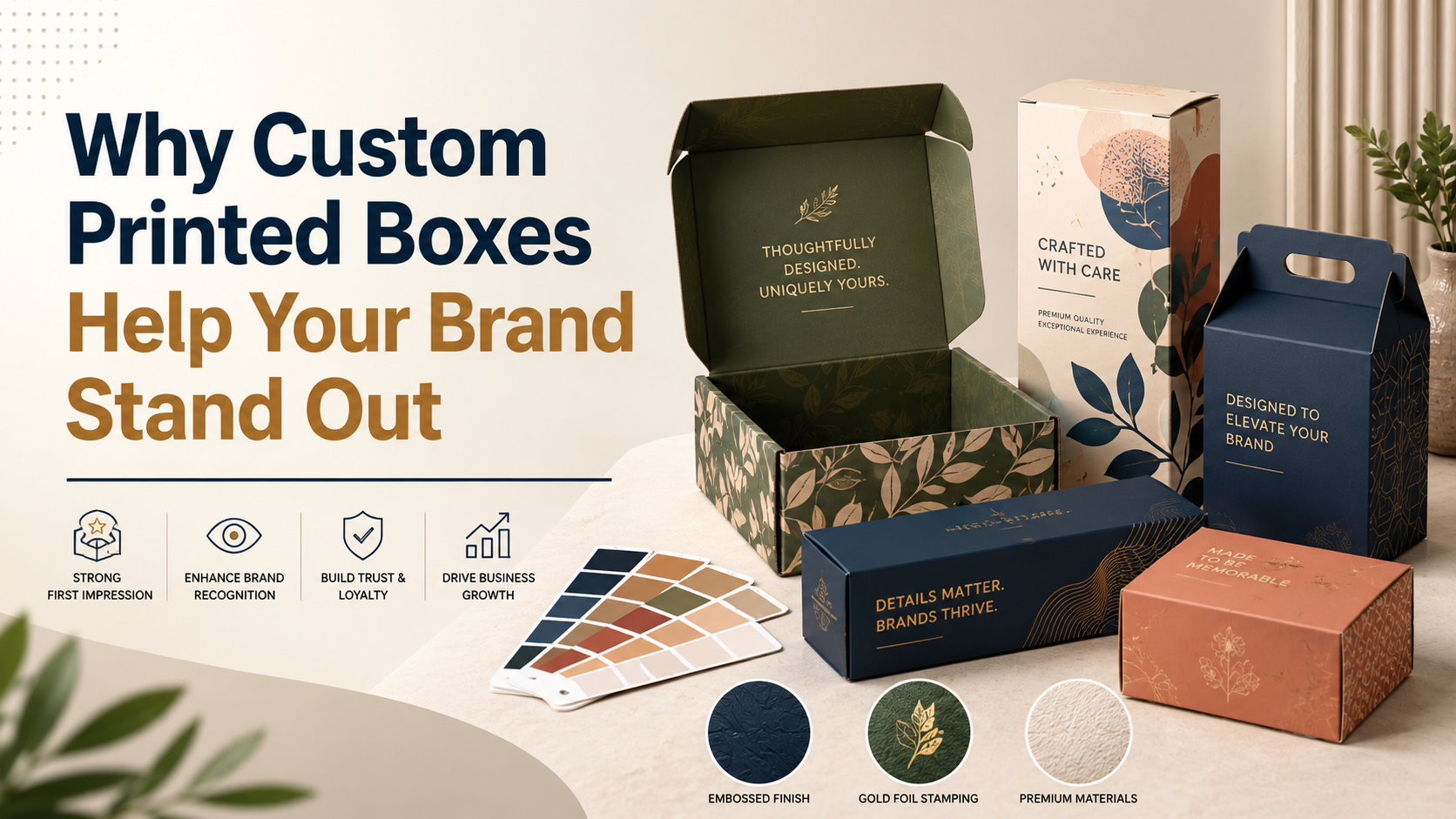 Why Custom Printed Boxes Help Your Brand Stand Out