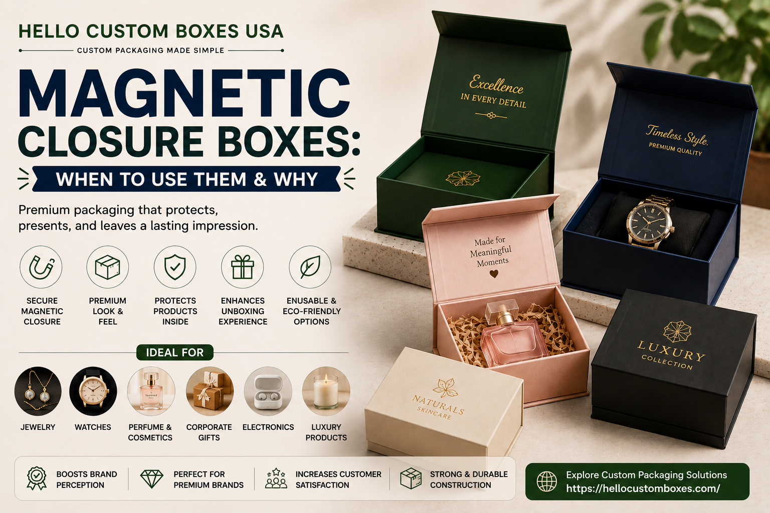 Magnetic Closure Boxes: When to Use Them & Why