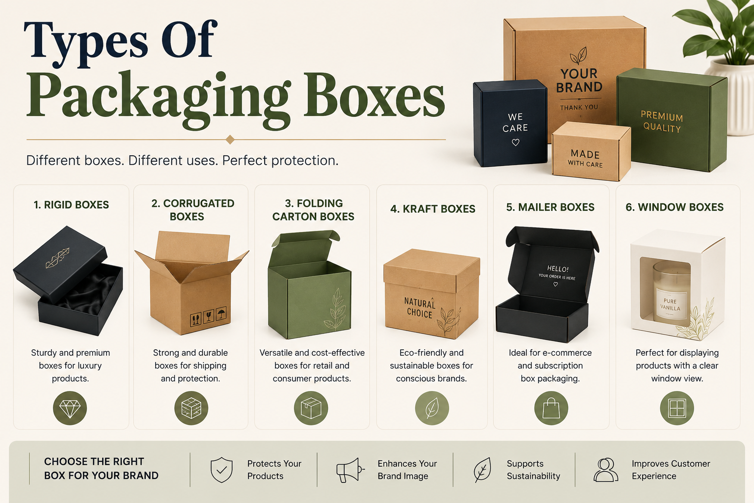 Types Of Packaging Boxes