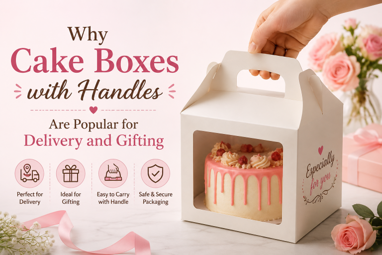 Why Cake Boxes with Handles Are Popular for Delivery and Gifting