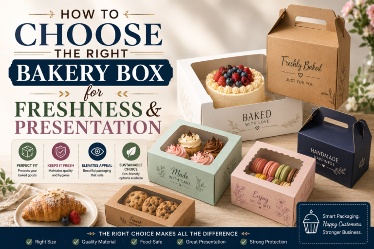 How to Choose the Right Bakery Box for Freshness and Presentation